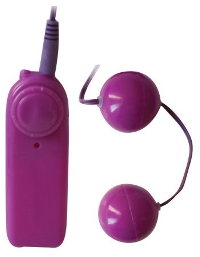 Вагинальные шарики с вибрацией фиолетового цвета - фото, цены