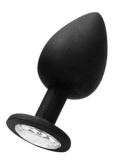 Черная анальная пробка N 91 Self Penetrating Butt Plug - 9,5 см. - фото, цены