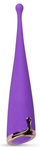 Фиолетовый клиторальный вибратор The Countess Pinpoint Vibrator - 19 см. - фото, цены