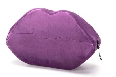 Фиолетовая микрофибровая подушка для любви Kiss Wedge - фото, цены