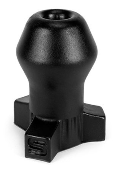 Анальная боеголовка Oxballs Ass Bomb Filler Plug Black S - 7,5 см. - фото, цены