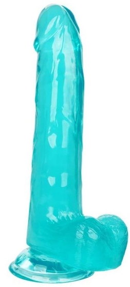 Голубой фаллоимитатор Size Queen 8 - 25,5 см. - фото, цены