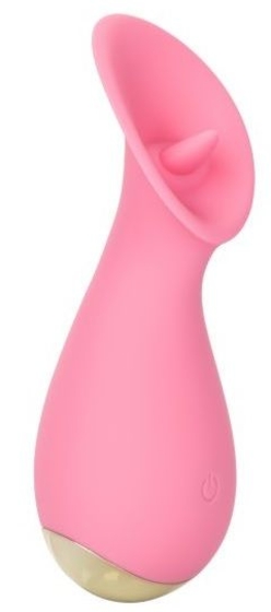 Розовый мини-вибромассажер #TickleMe - 11,5 см. - фото, цены