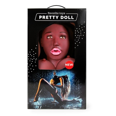 Темнокожая надувная секс-кукла с вибрацией Лионелла - фото, цены