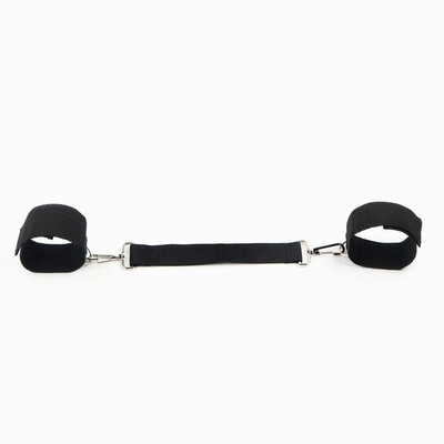 Черные наручники для фиксации со стропой - фото, цены