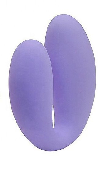 Фиолетовый вибромассажер для пар U Smile - фото, цены