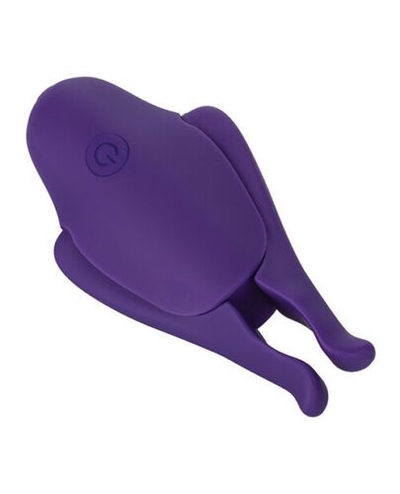 Фиолетовые виброзажимы для сосков Nipple Play Rechargeable Nipplettes - фото, цены