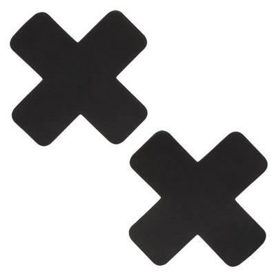 Черные пэстисы-кресты 2 Nipple Pasties - фото, цены