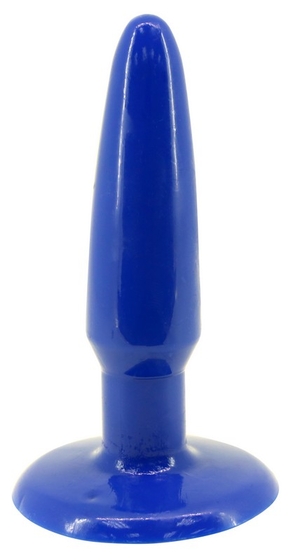 Синяя анальная втулка - 10 см. - фото, цены