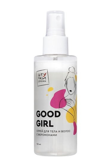 Двухфазный спрей для тела и волос с феромонами Good Girl - 150 мл. - фото, цены