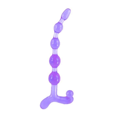 Фиолетовый анальный стимулятор - 22 см. - фото, цены