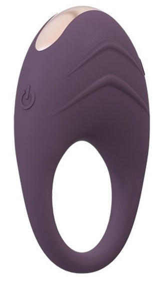 Фиолетовое эрекционное виброкольцо Aveta - фото, цены