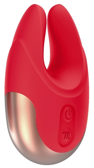 Красный клиторальный стимулятор Lavish - 8,9 см. - фото, цены