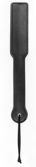 Черная гладкая шлепалка Notabu с широкой ручкой - 32 см. - фото, цены