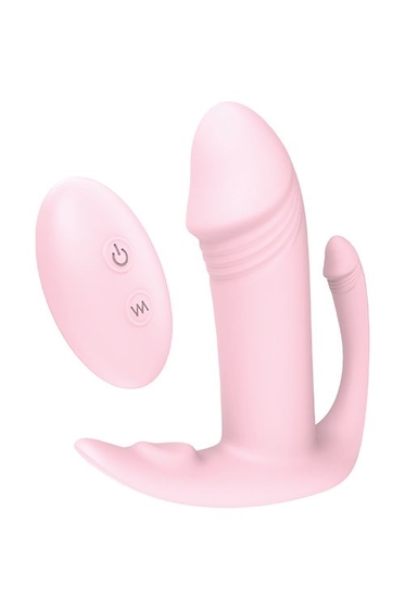 Розовый вибратор Remote Tri-pleasurer - фото, цены