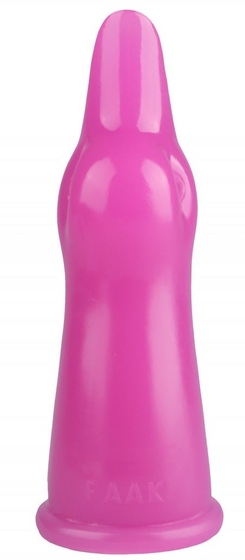Розовая анальная втулка в виде головы уточки - 19,5 см. - фото, цены