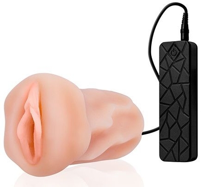Мастурбатор-вагина Realstuff Vibrating Masturbator Pussy с вибрацией - фото, цены