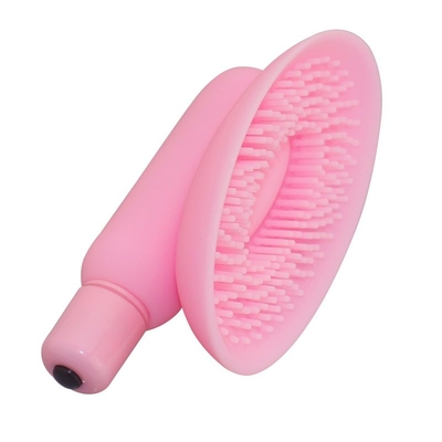 Розовая вакумная помпа для клитора Naughty Kiss - фото, цены