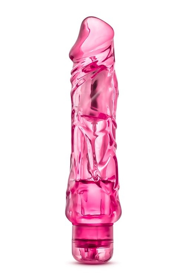 Розовый вибратор-реалистик Wild Ride - 23,5 см. - фото, цены