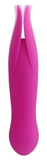 Розовый клиторальный вибростимулятор Little Secret - 16,5 см. - фото, цены