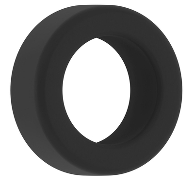 Чёрное эрекционное кольцо Cockring No.39 - фото, цены