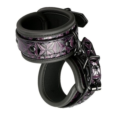 Фиолетово-чёрные наручники Blaze Handcuff Purple - фото, цены