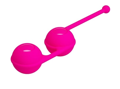 Ярко-розовые вагинальные шарики Kegel Tighten Up Iii - фото, цены