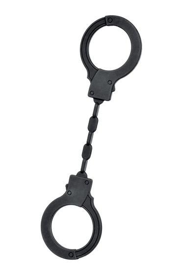 Черные силиконовые наручники Eromantica - фото, цены