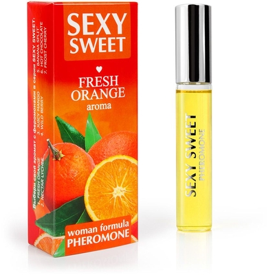 Парфюмированное средство для тела с феромонами Sexy Sweet с ароматом апельсина - 10 мл. - фото, цены