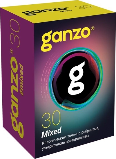 Микс-набор из 30 презервативов Ganzo Mixed - фото, цены