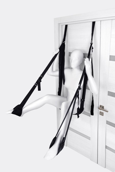 Черные секс-качели на дверь Anonymo №0505 - фото, цены