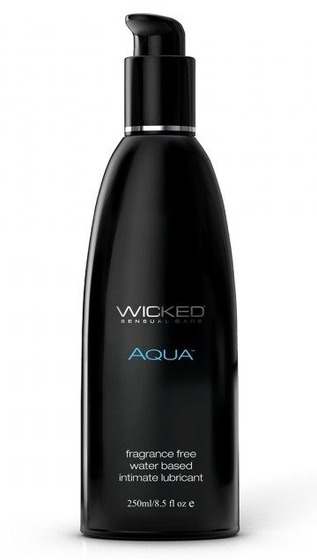 Легкий лубрикант с алоэ на водной основе Wicked Aqua - 250 мл. - фото, цены