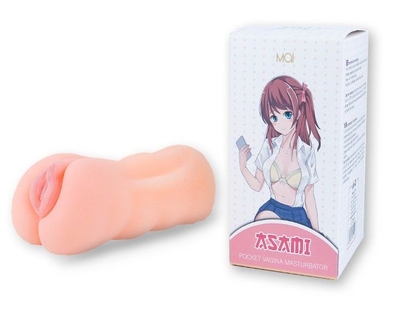 Телесный мастурбатор-вагина Asami - фото, цены