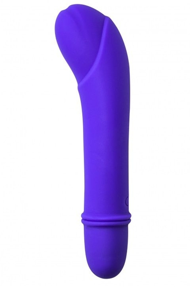 Фиолетовый мини-вибратор Universe Secret Flower - 12,6 см. - фото, цены
