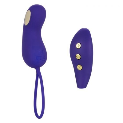 Фиолетовый вибротренажёр Кегеля с электростимуляцией Intimate E-Stimulator Remote Teaser - фото, цены