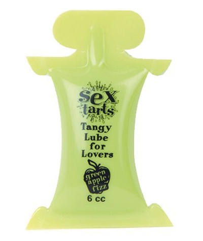 Вкусовой лубрикант с ароматом зеленого яблока Sex Tarts® Lube - 6 мл. - фото, цены
