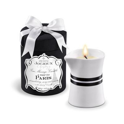 Массажное масло в виде большой свечи Petits Joujoux Paris с ароматом ванили и сандала - фото, цены