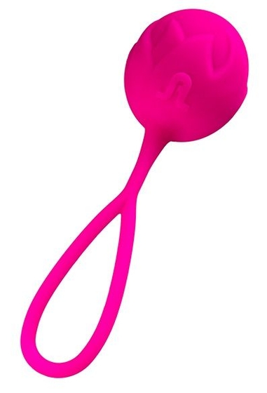 Ярко-розовый вагинальный шарик Geisha Ball Mia - фото, цены