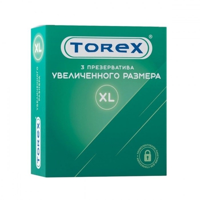 Презервативы Torex Увеличенного размера - 3 шт. - фото, цены