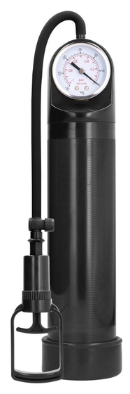 Черная вакуумная помпа с манометром Comfort Pump With Advanced Psi Gaug - фото, цены