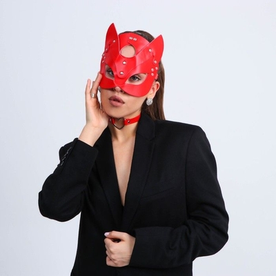 Эротический набор «Поиграй со мной»: маска и чокер - фото, цены