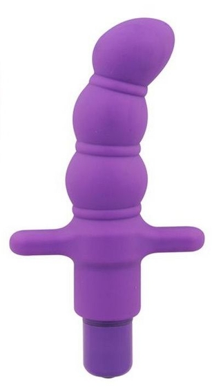 Фиолетовый мини-вибратор Frisky Flex Vibe - 11,9 см. - фото, цены