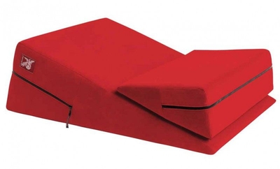 Красная подушка для секса из двух частей Liberator Wedge/Ramp Combo - фото, цены