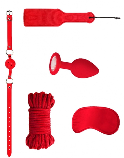 Красный игровой набор Introductory Bondage Kit №5 - фото, цены