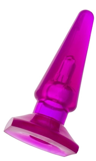 Фиолетовая анальная пробка Butt Plug - 9,5 см. - фото, цены