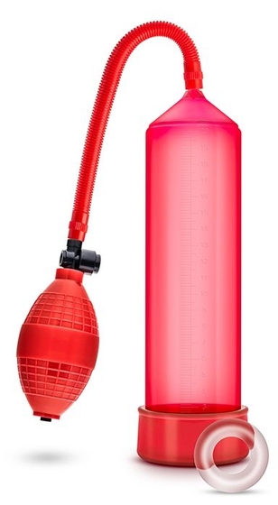 Красная вакуумная помпа Vx101 Male Enhancement Pump - фото, цены