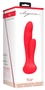 Красный вибратор G-Spot and Clitoral Vibrator Flair - 17,5 см.