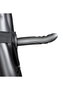 Серый страпон-фаллопротез с ребристой фактурой - 20,6 см.