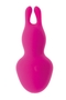 Клиторальный вибратор в форме розовой медузы Jojo Jellyfish - 10,2 см.
