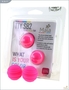 Металлические шарики Twistty с розовым силиконовым покрытием
